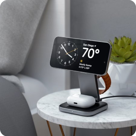 Satechi 3-in-1 Foldable Qi2 Wireless Charging Stand