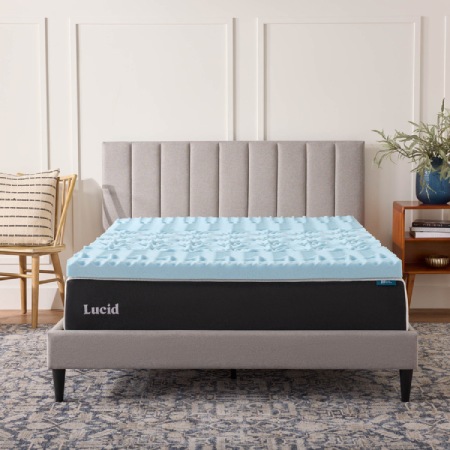 Lucid 5-Zone Gel Memory Foam Topper