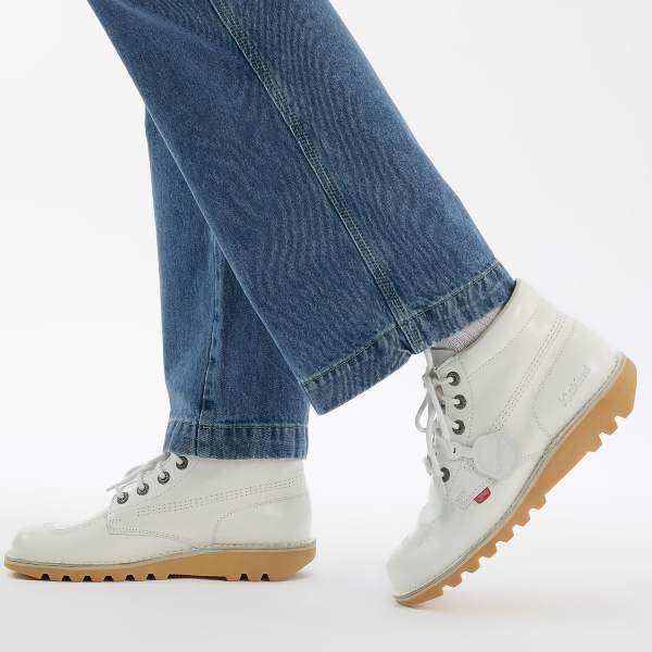 Kickers Adult Unisex Kick Hi White