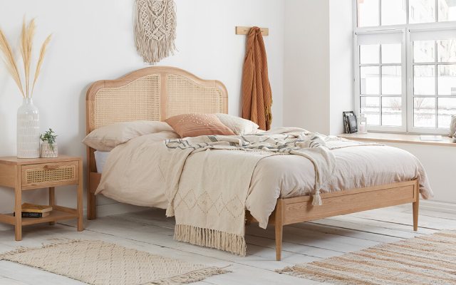 Mattress Online Birlea Leonie Wooden Rattan Bed Frame