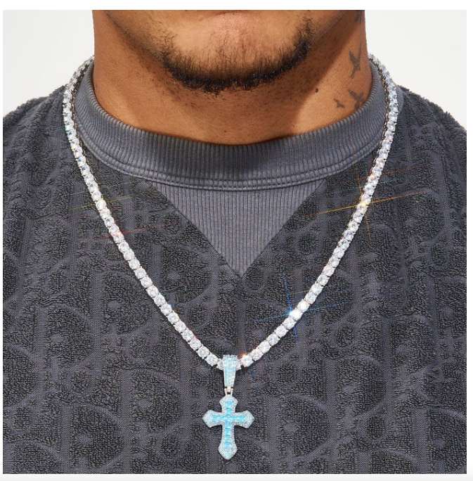 blue-moissanite-celtic-cross-pendant-silver-d-colour-vvs1