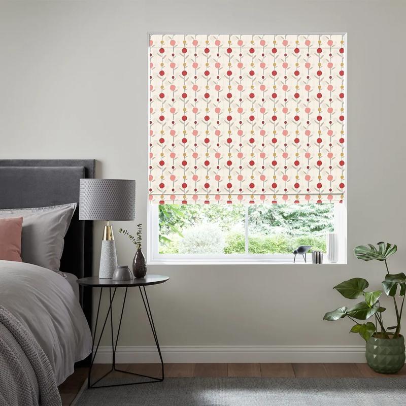 Bowen Cherry Roman Blind