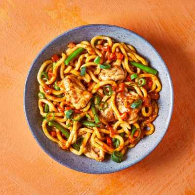 Gousto Chicken Curry Udon Noodles