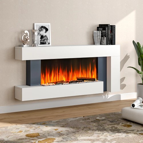 Garden Sanctuary Frame Freestanding Fireplace Suite