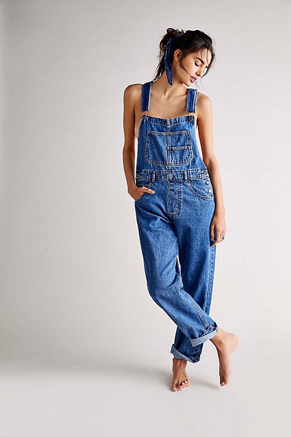 Ziggy Denim Overalls | Denim overalls, Overalls women, Free people overalls