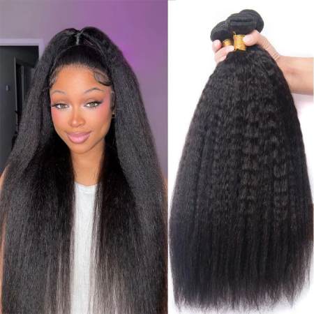 ISEE HAIR 10A Grade Kinky Straight/Yaki Straight