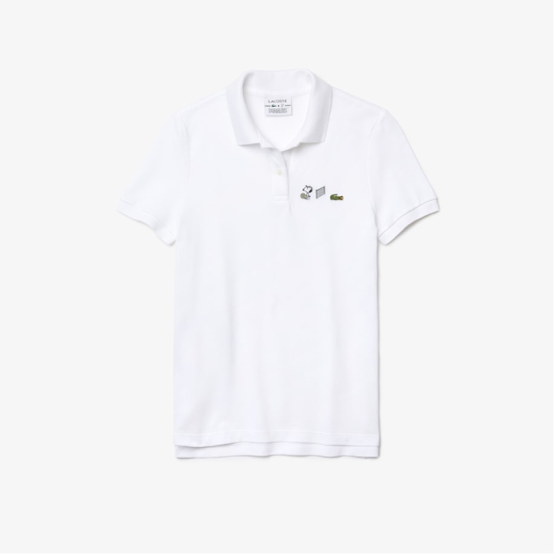 Women's Lacoste x Peanuts Regular Fit Organic Cotton Polo Shirt