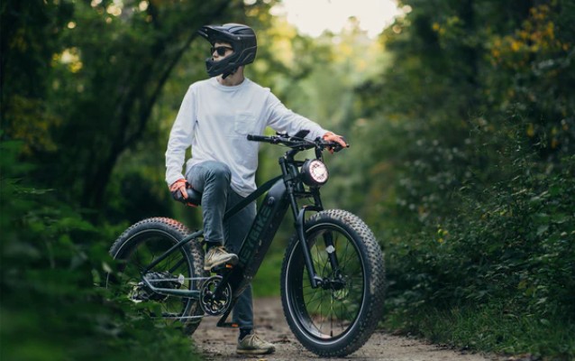 Heybike off-road riding
