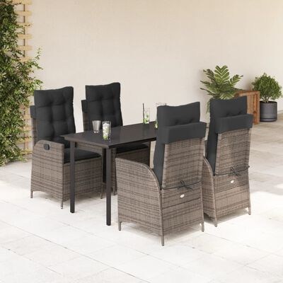 Vidaxl Piece Garden Dining Set with Cushions