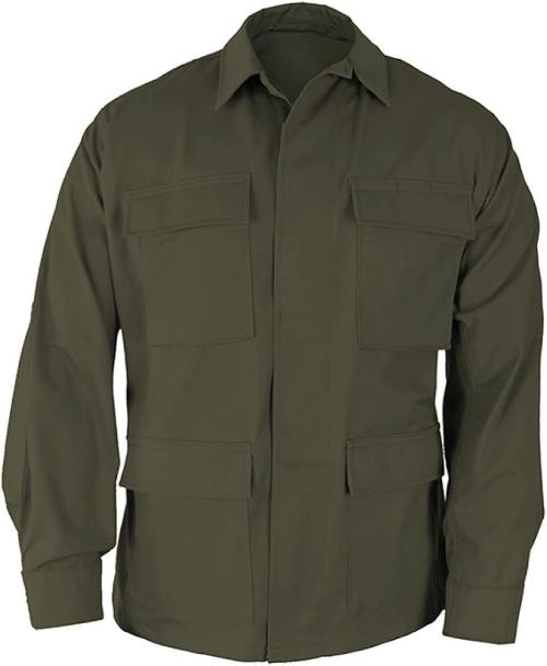 Propper Men's Standard Uniform BDU Coat, Olive Green, 60%