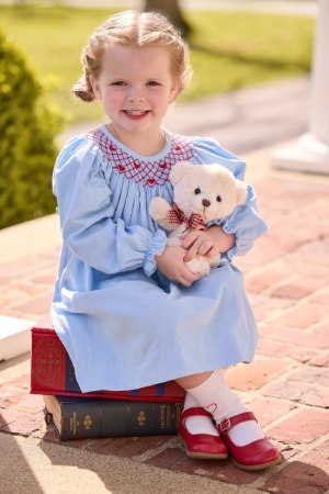 Little English Smocked Bishop Dress
