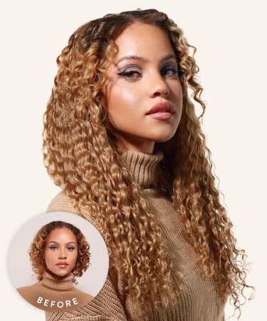 Perfect Locks Tight Curly Classic Clip-In Hair Extensions