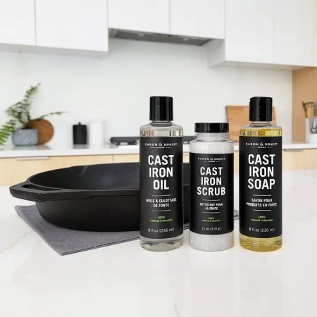 Grill Masters Club Ultimate Cast Iron Care Set