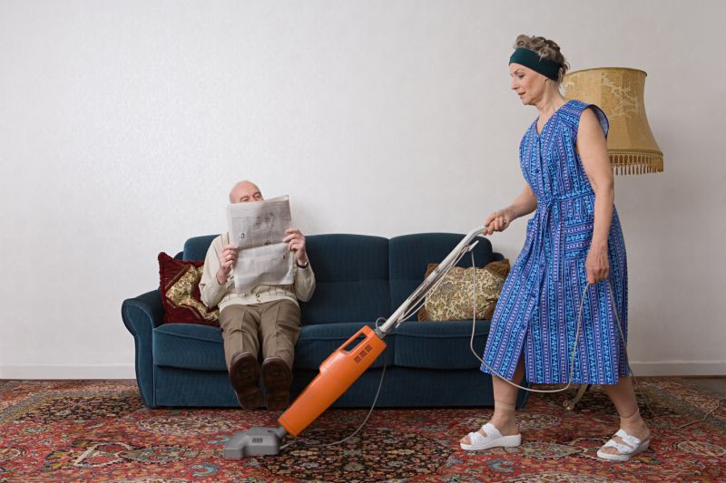 Retired Men: Taking on More Housework, Saving the Champagne