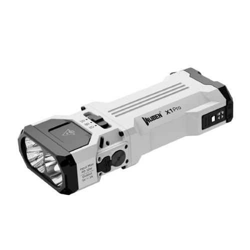Wuben X1Pro 12300 Lumens Rechargeable EDC Flashlight with Power Bank & Clip